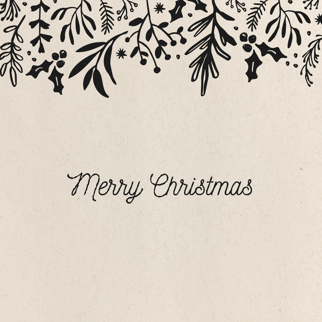 Hanging Foliage - Christmas Window