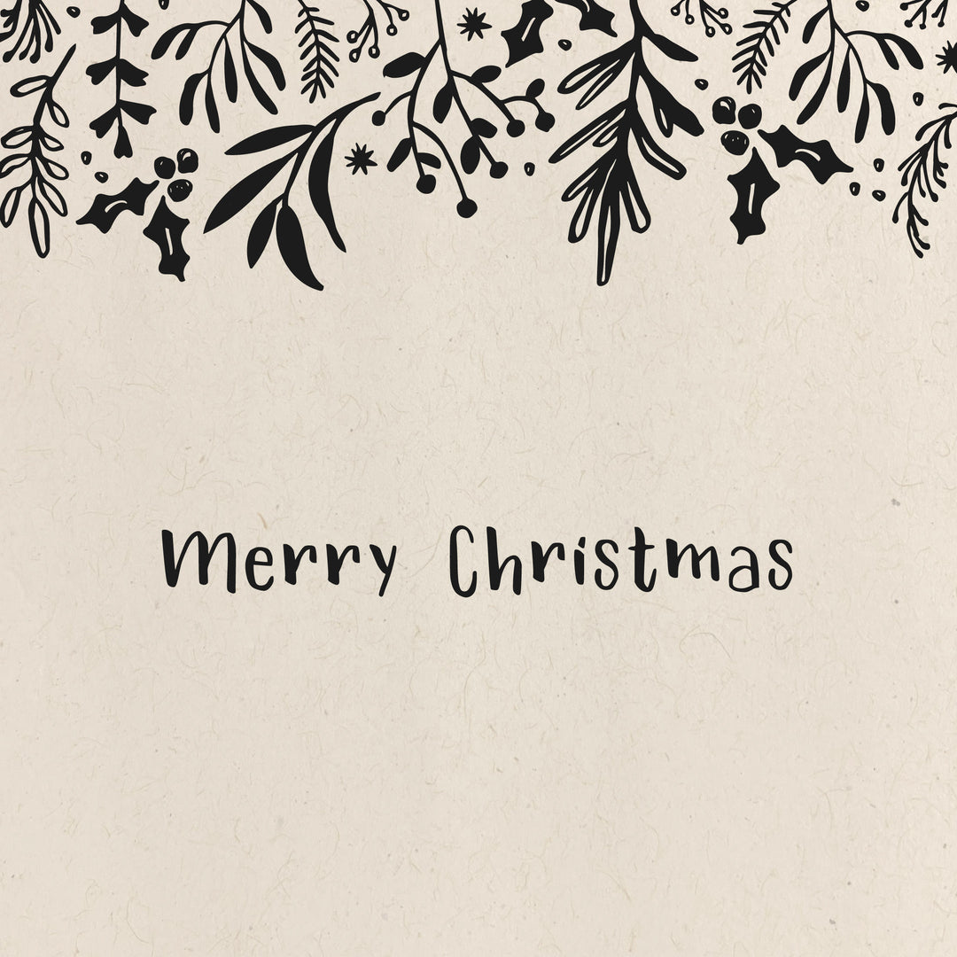 Hanging Foliage - Christmas Window