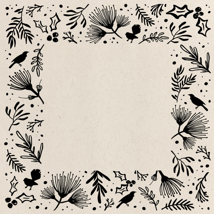 Aotearoa Christmas Border – Window Art