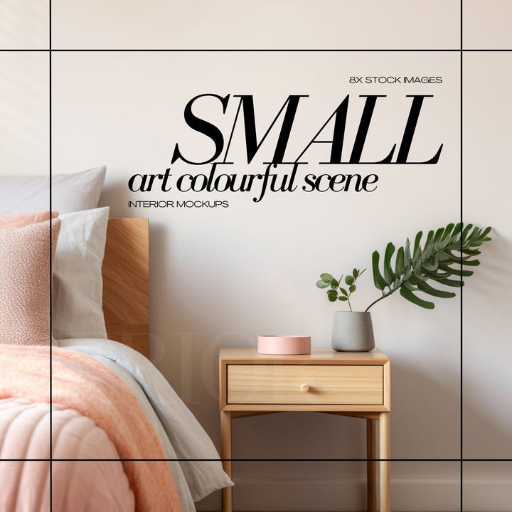 Colorful Interior Stock Image Bundle JPG for Small Art