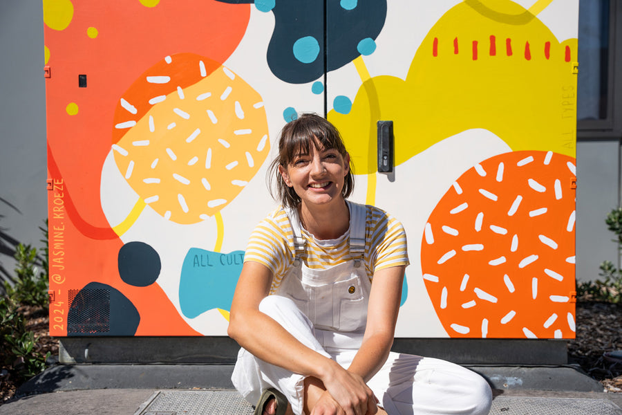 chorus power box mural artist jasmine kroeze