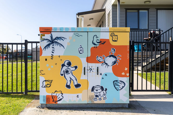 Chorus Power Box - Icons Mural