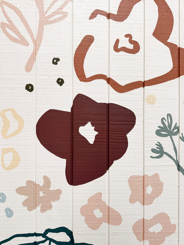 Wildflour Bakery - Floral Mural