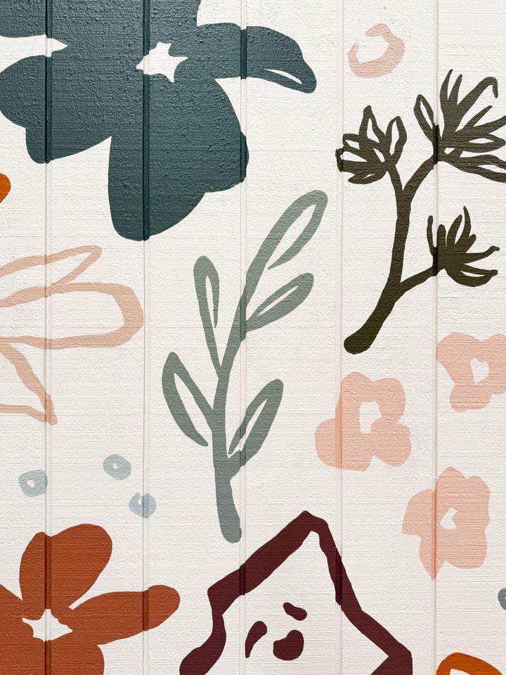 Wildflour Bakery - Floral Mural