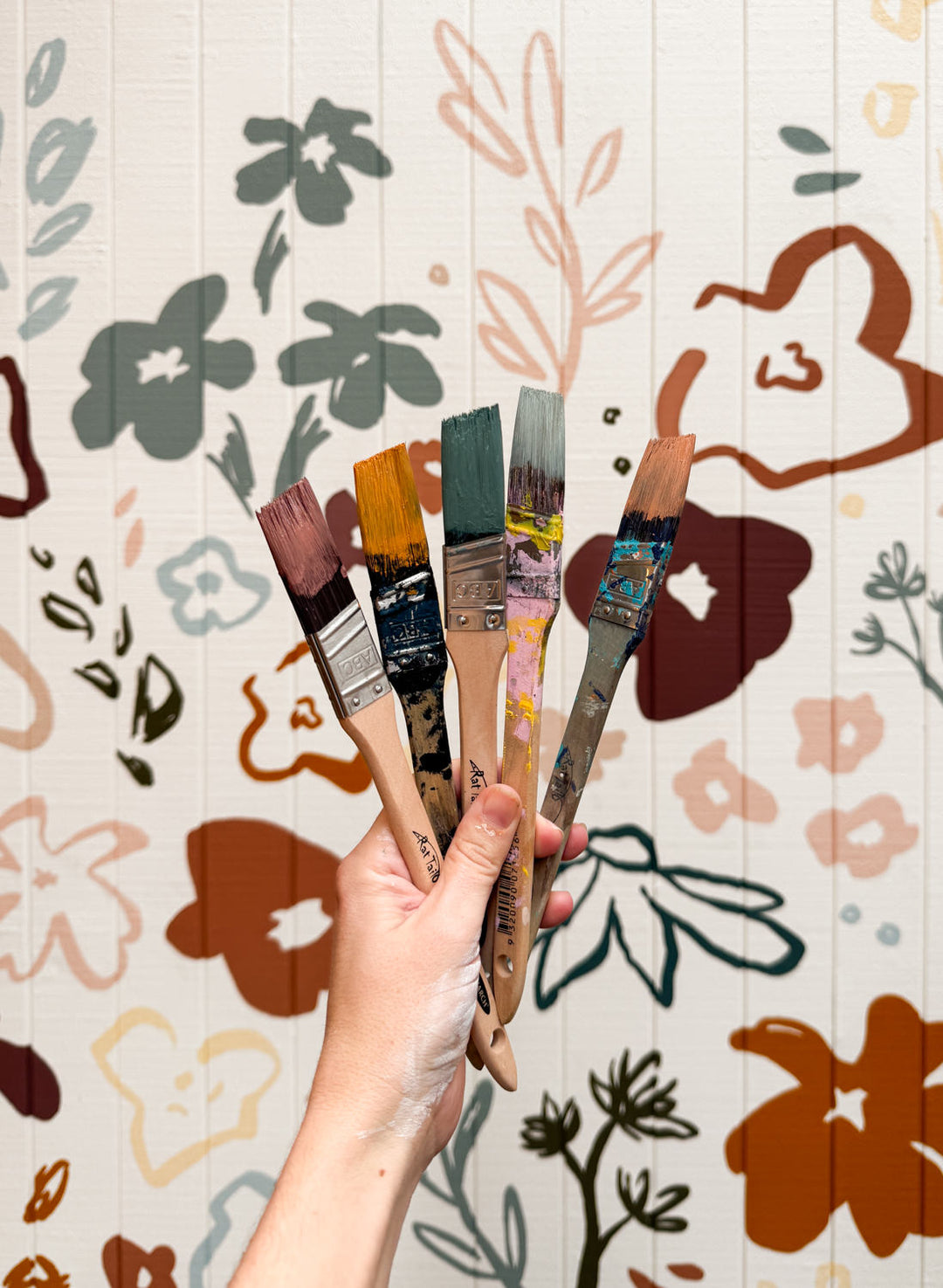 Wildflour Bakery - Floral Mural