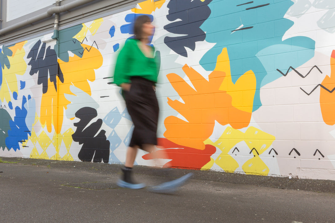 Tiahuia Project - Abstract Mural