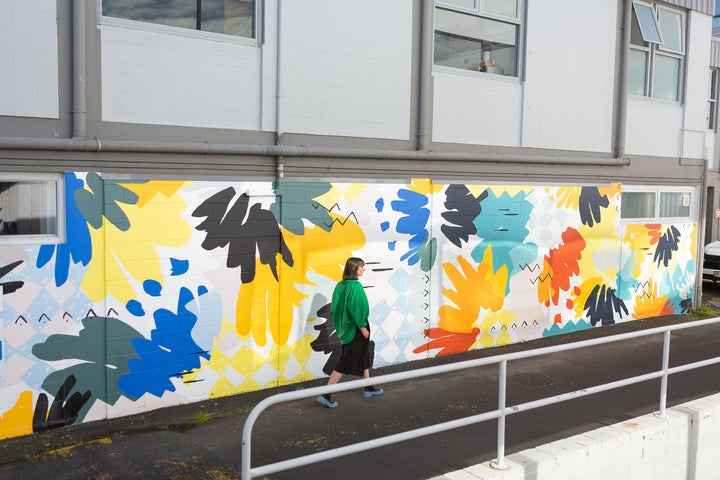 Tiahuia Project - Abstract Mural