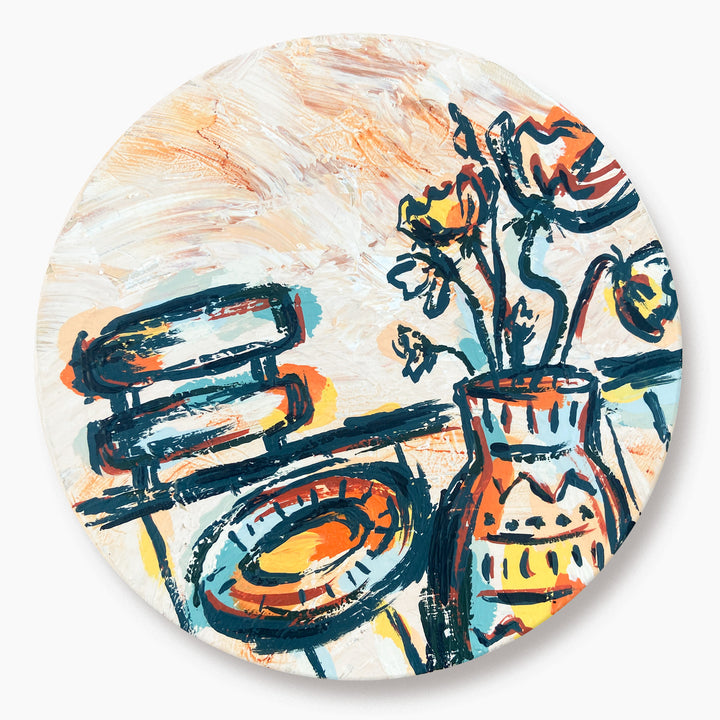 Al Fresco - Round Painting