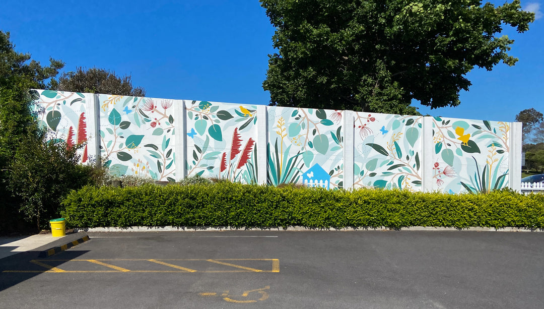 Blue Cottage Daycare - NZ Natives Mural