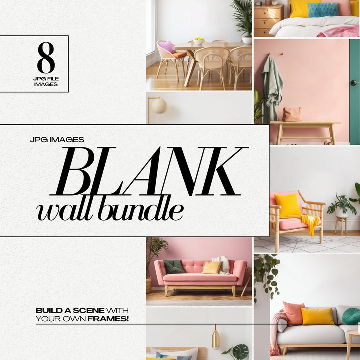 Colorful Interior Stock Image Blank Wall JPG Bright