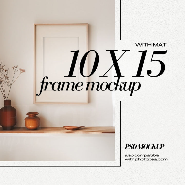 12x18 PSD Frame Mockup for Small Art