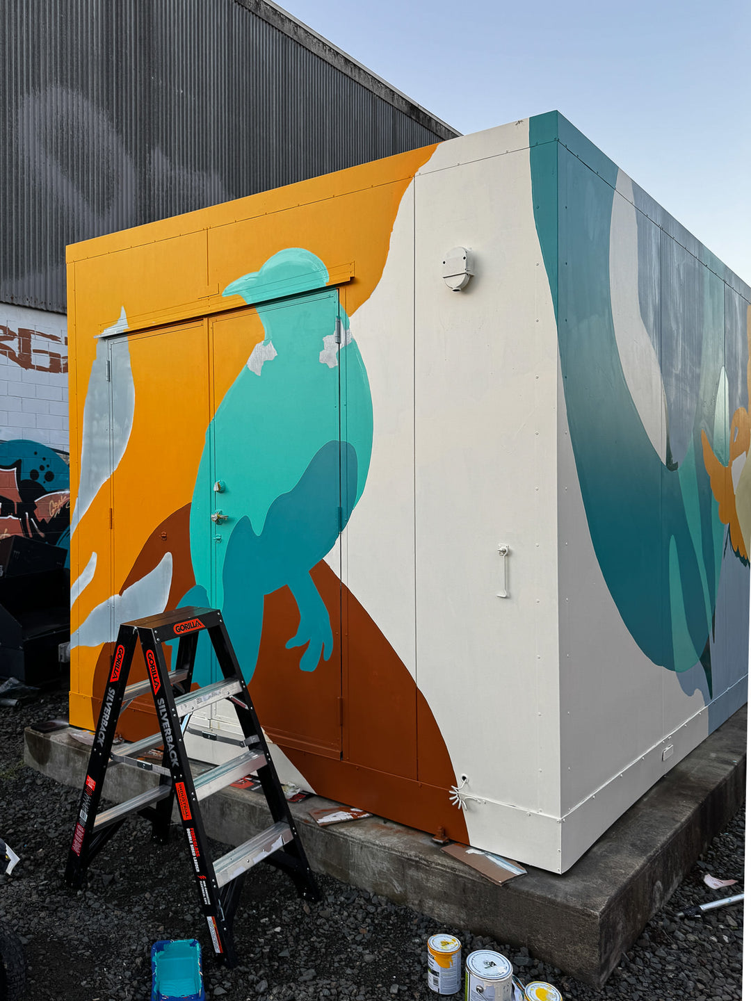 Kiwirail - Pīwakawaka Auckland Mural
