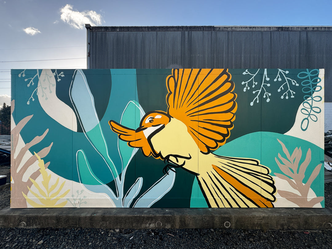 Kiwirail - Pīwakawaka Auckland Mural