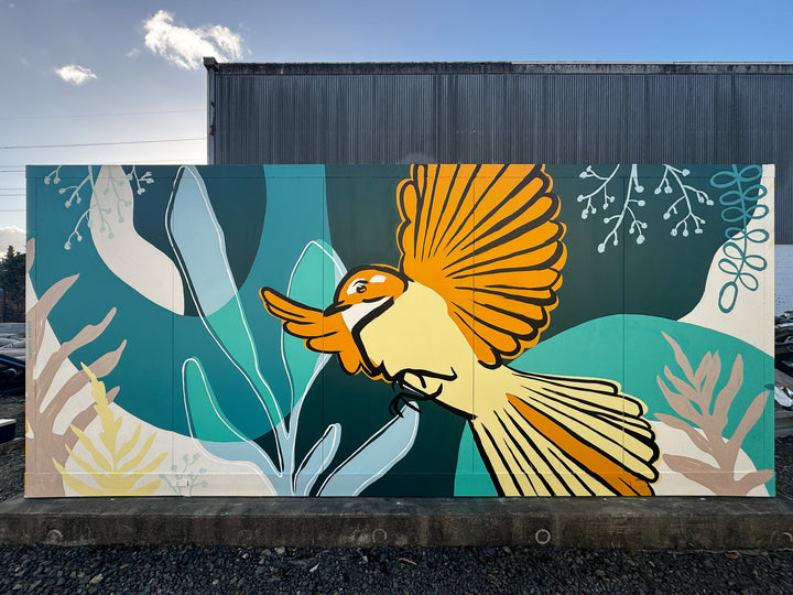 Kiwirail - Pīwakawaka Auckland Mural