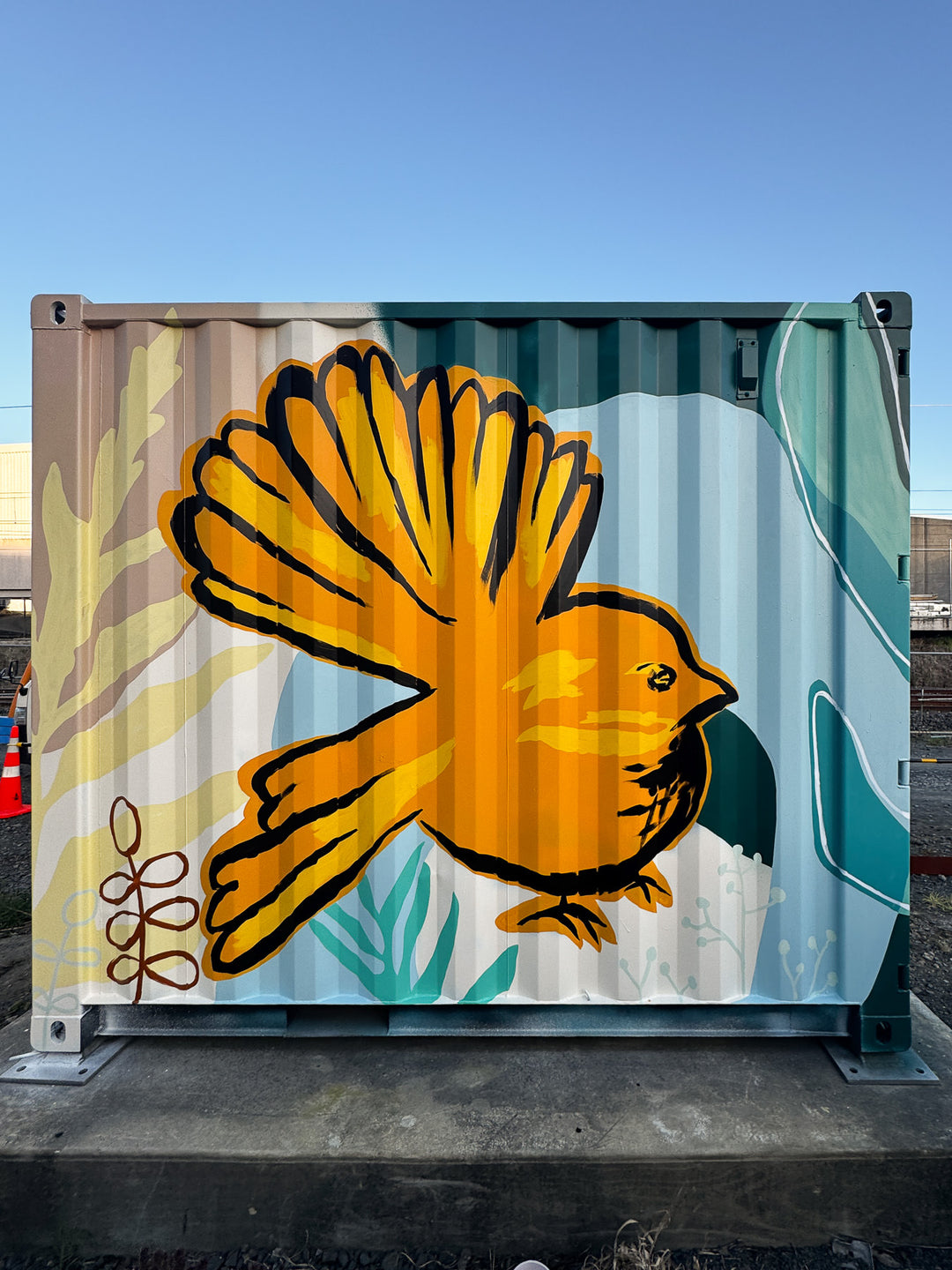 Kiwirail - Pīwakawaka Auckland Mural