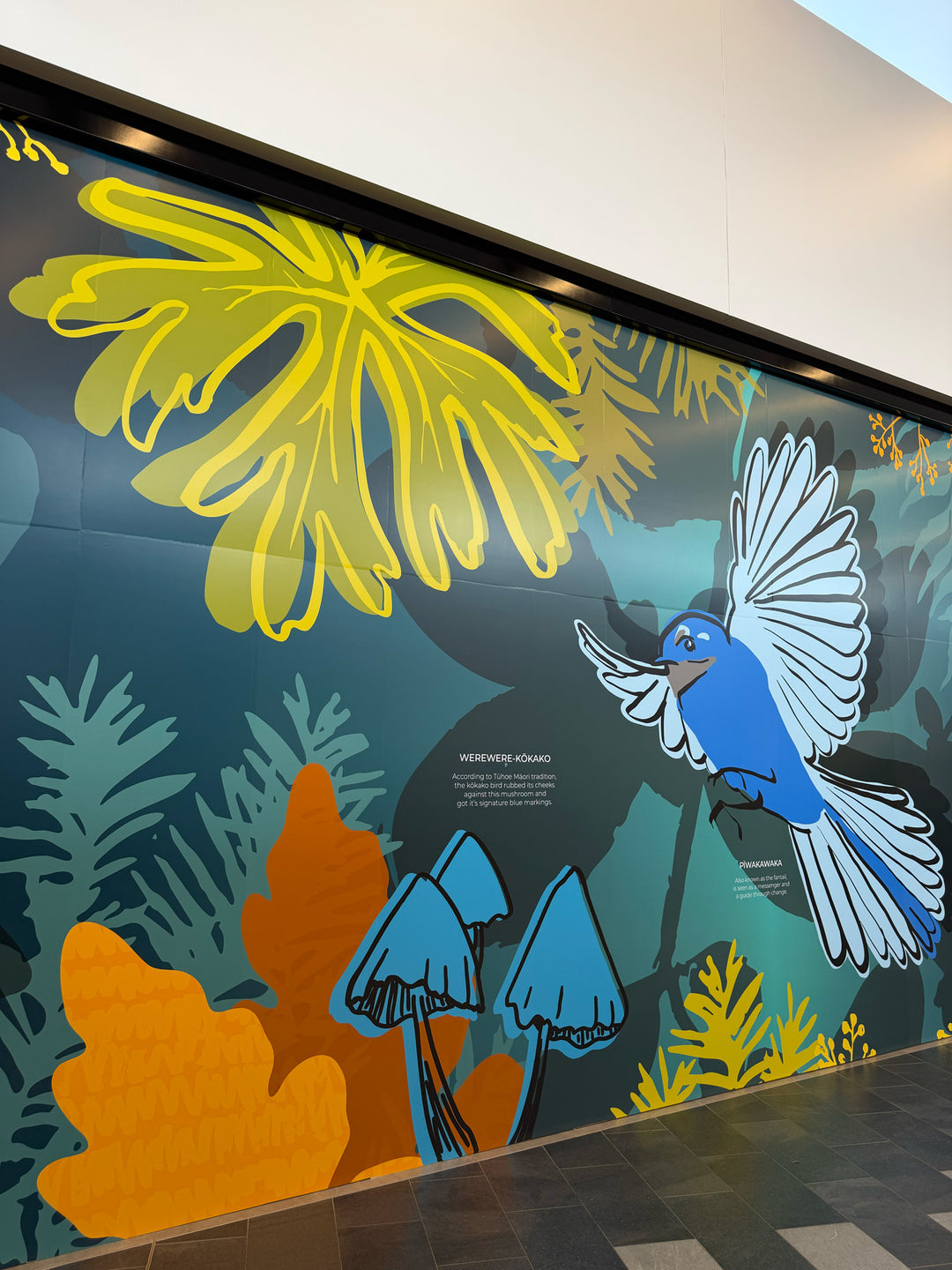 Printed Wall Mural - Tauranga Crossing Artist Collaboration