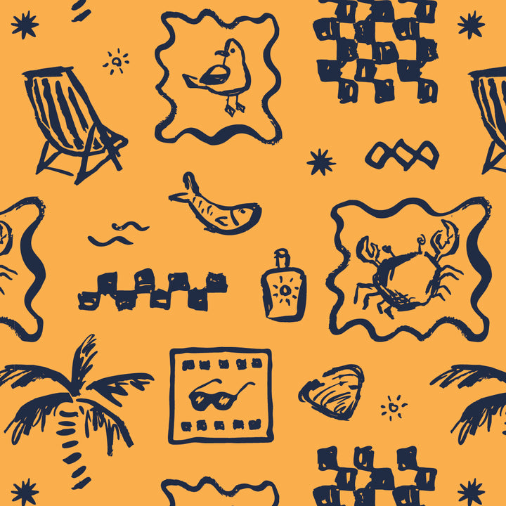 Don't Forget Sunscreen - Surface Pattern Collection