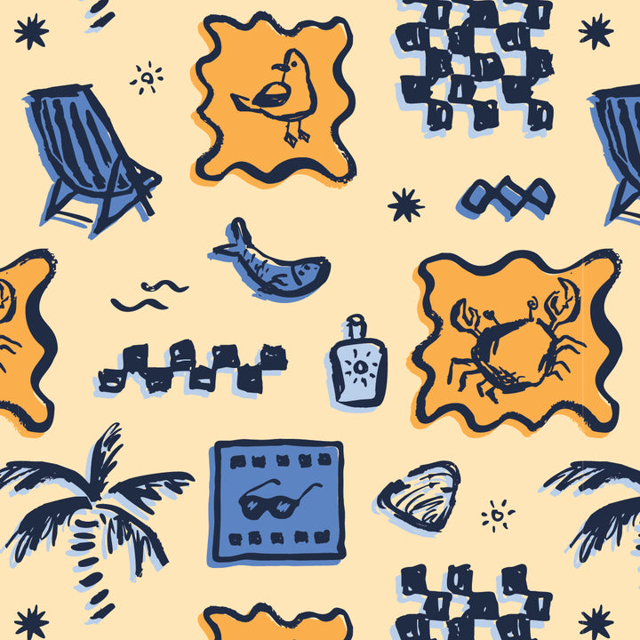 Don't Forget Sunscreen - Surface Pattern Collection