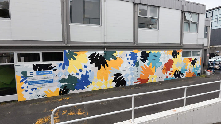 Tiahuia Project by Tauranga City Council - Abstract Mural