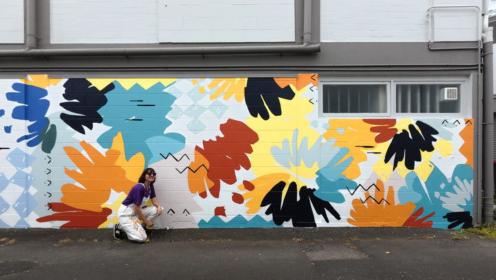 Tiahuia Project by Tauranga City Council - Abstract Mural