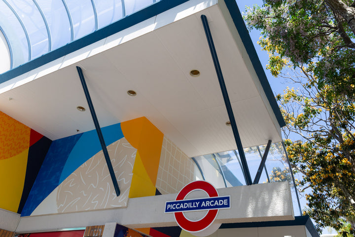 Piccadilly Arcade - "Interchange" Colourful Mural