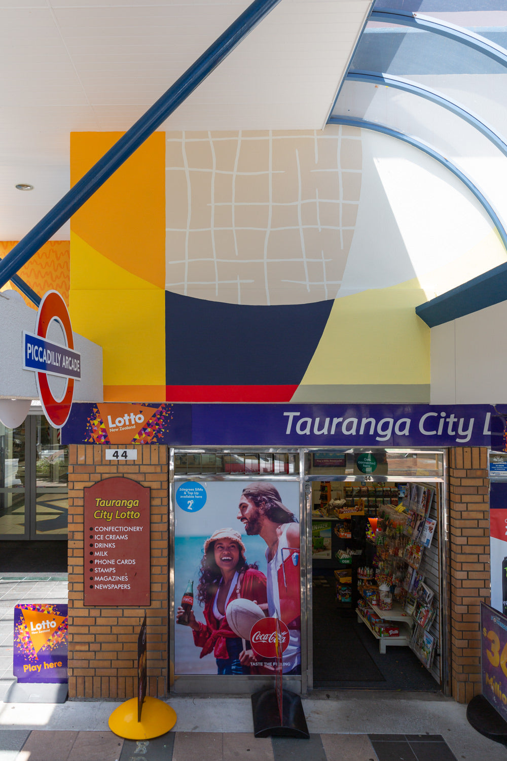 Piccadilly Arcade - "Interchange" Colourful Mural