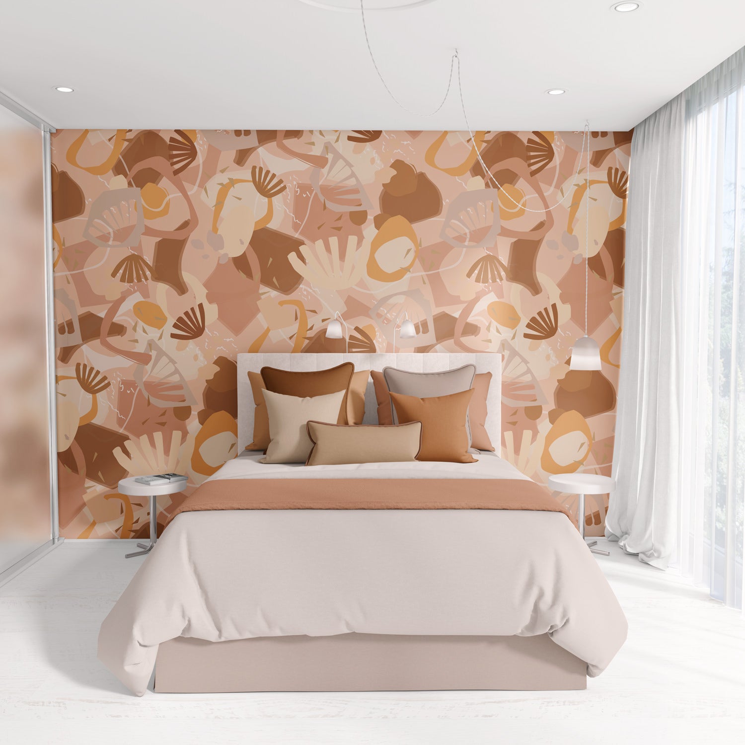 abstract pink wallpaper design australia