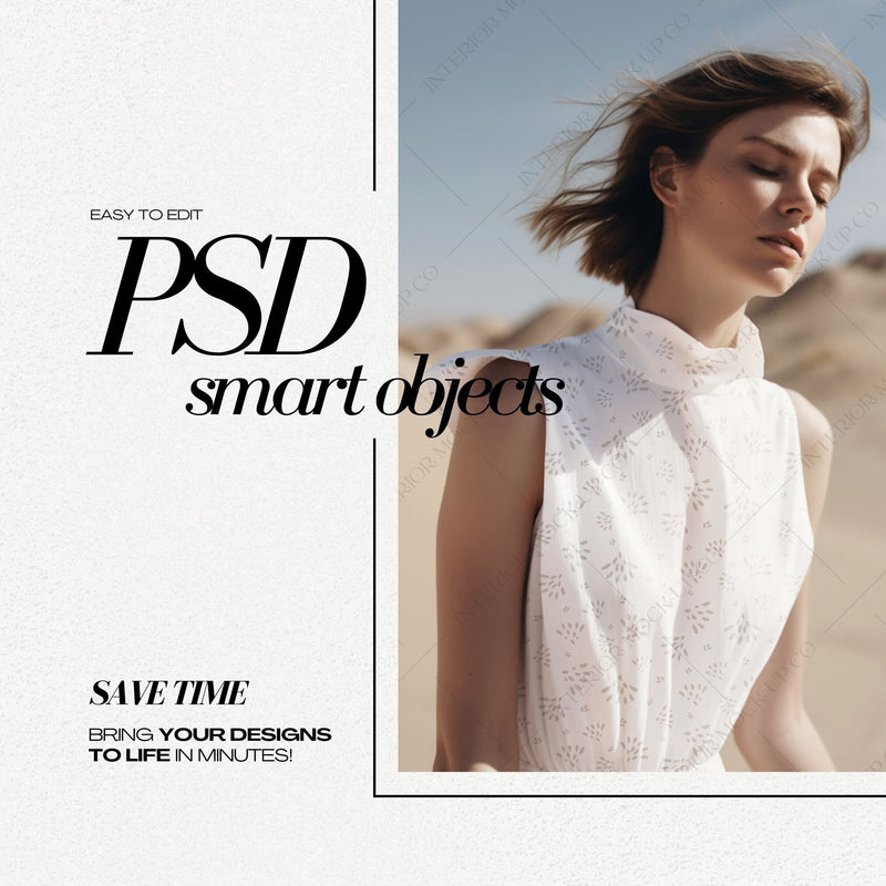 PSD Fashion AOP Mockup Bundle for Seamless Patterns