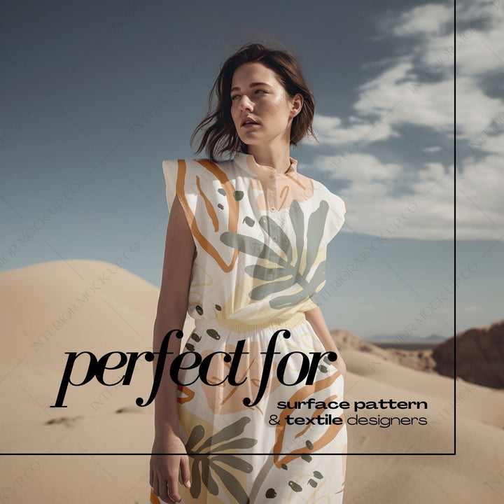 AOP Fashion Mockup PSD for Surface Patterns