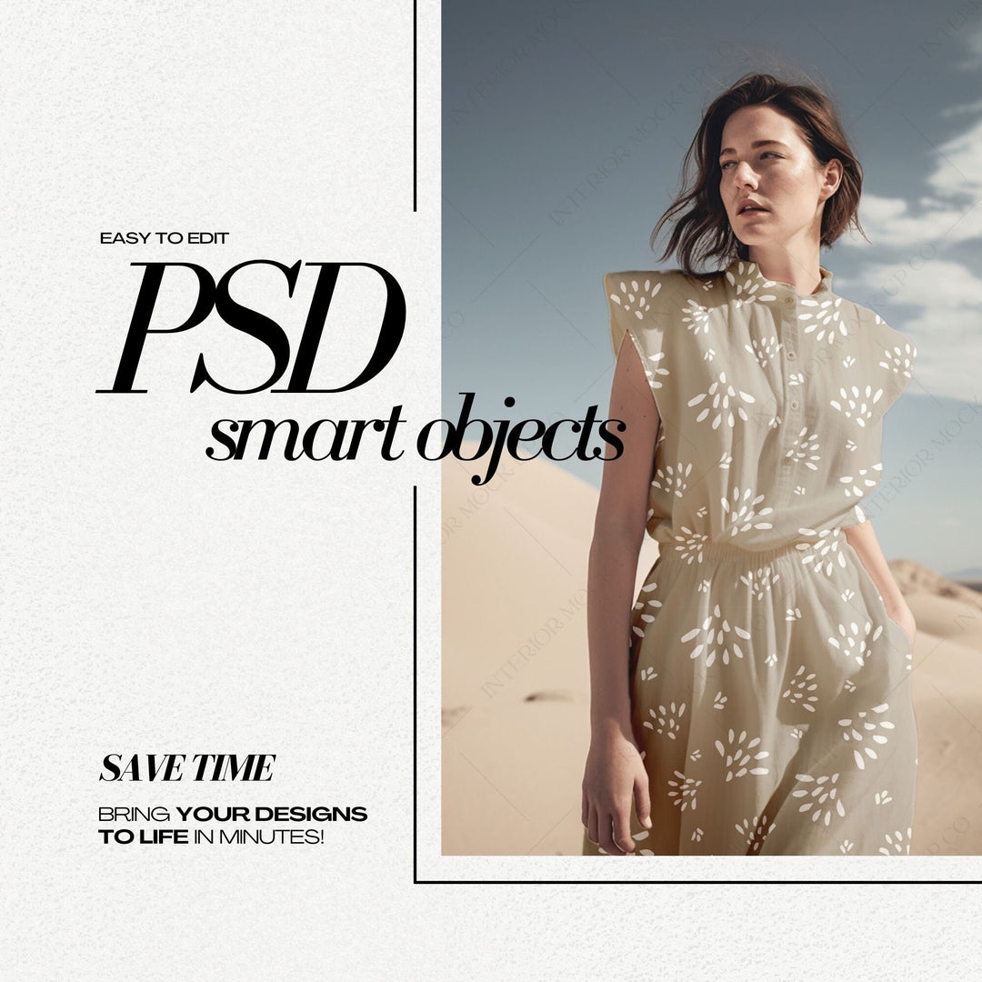 AOP Fashion Mockup PSD for Surface Patterns