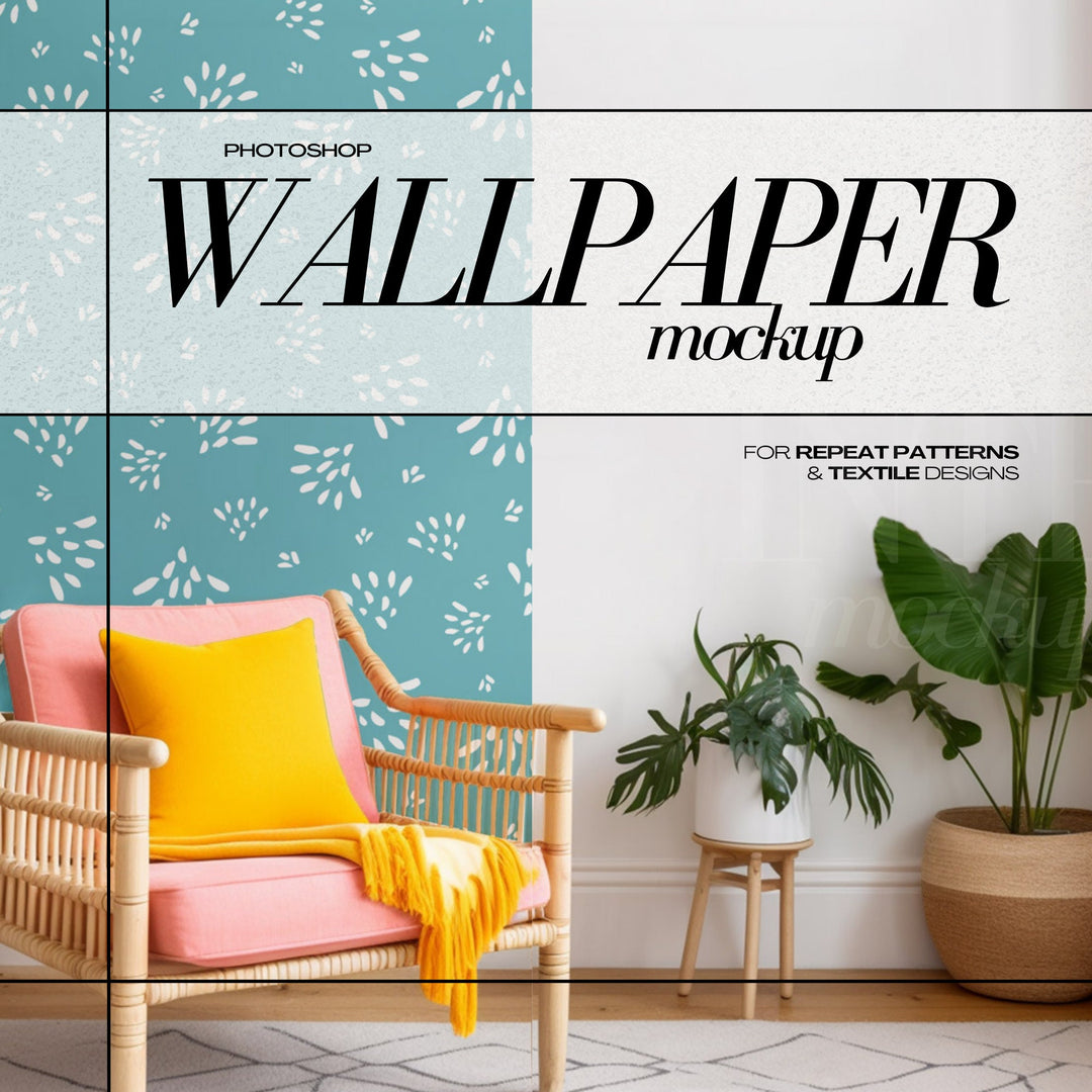 PSD Bright Wallpaper Mockup Bundle